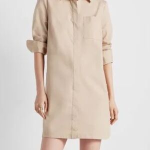 Club Monaco Tan Sheath Mini Dress Cold Shoulder